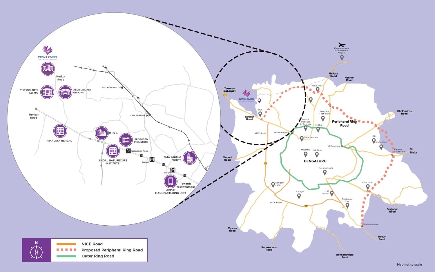 Tata New Haven Location Map