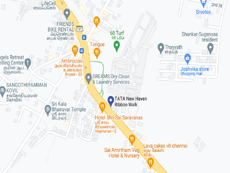 Tata Homes Chennai Location Map